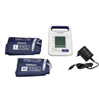 Tensiometru Profesional Omron 1320, 0-300 mmHg, 300 masuratori, Afisaj LCD, Acumulator, Alb