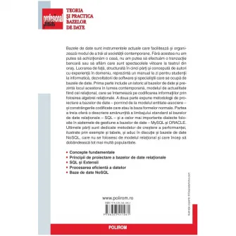 Teoria si practica bazelor de date, Mihaela Breaban, Dan Simovici , Henri Luchian