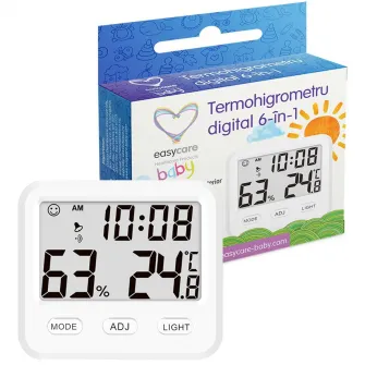 Termohigrometru digital 6in1, Easycare Baby