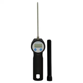 Termometru bucatarie digital, rezistent la apa, interval masurare -50/+300 gr C, gradatie 0,1 gr C, sonda inox 12 cm, capac protectie, 5x(H)29 cm, Hendi