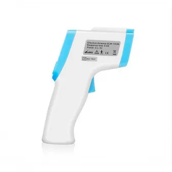Termometru cu infrarosu non-contat de mare precizie Perfect Medical , temperatura corpului, Distanta de masurare max 15cm, Avizat medical