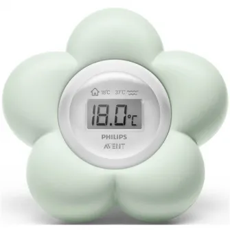 Termometru digital Philips Avent SCH480/00, rezistent la apa, display digital, 0-12 luni