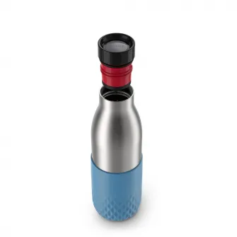 Termos Tefal BluDrop, capacitate 0.5 L, 100% sigur impotriva scurgerilor, albastru
