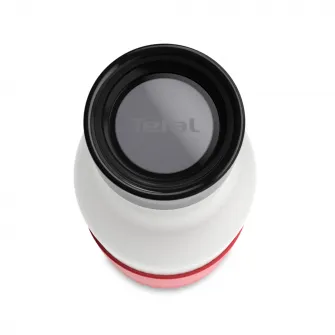 Termos Tefal BluDrop, capacitate 0.5 L, 100% sigur impotriva scurgerilor, roz-argintiu