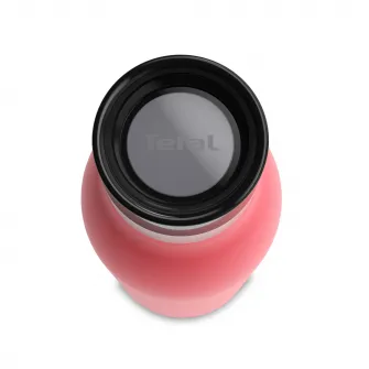 Termos Tefal BluDrop, capacitate 0.5 L, 100% sigur impotriva scurgerilor, roz