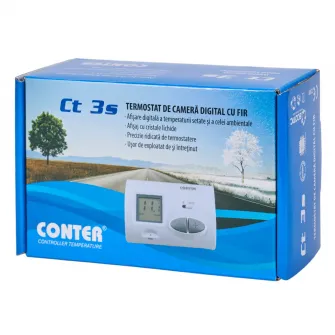 Termostat electronic Conter CT3S, cu fir