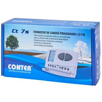 Termostat electronic programabil Conter CT7S, cu fir