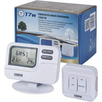 Termostat electronic programabil fara fir Conter T7W
