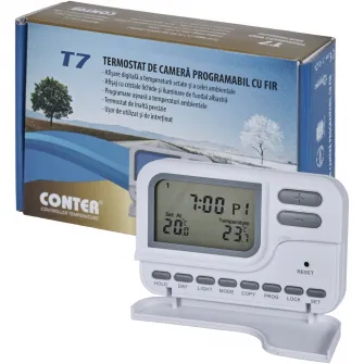 Termostat electronic progrmabil cu fir Conter T7