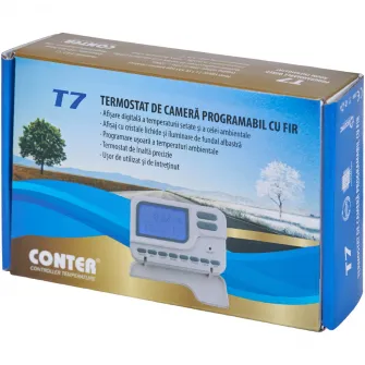 Termostat electronic progrmabil cu fir Conter T7