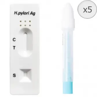Test rapid - Helicobacter Pylori (mat.fecale) Uz Profesional, Juschek, DDS Diagnostic, 5 teste/kit