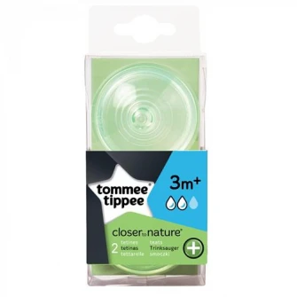 Tetina Tommee Tippee Anticolici cu Flux Mediu, 2 buc