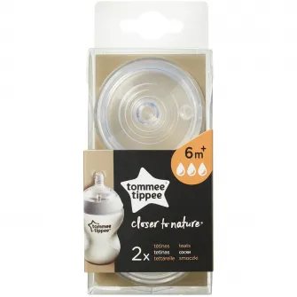 Tetina Tommee Tippee cu Flux Rapid, 2 buc