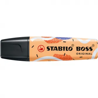 Textmarker Stabilo Boss Original by Ju Schnee, 4 culori / blister, hint of mint, cloudy blue, frozen fuchsia, pale orange