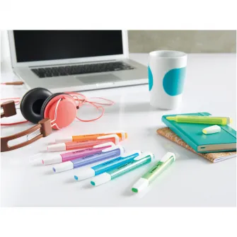 Textmarker Stabilo swing cool, 6 culori / set, etui plastic