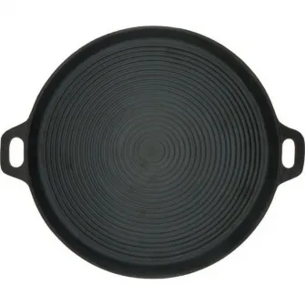 Tigaie fonta cu 2 manere Grill Chef, diametru 33 cm