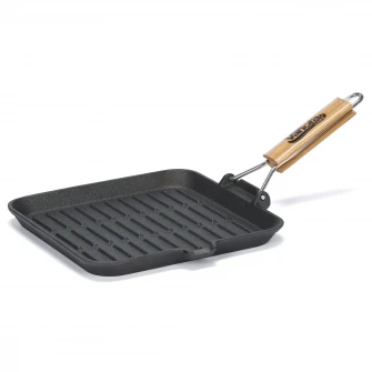 Tigaie grill Vanora Home, fonta, 23 x 2 cm