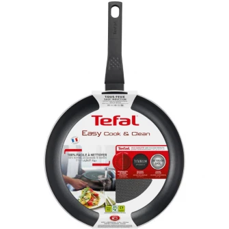 Tigaie Tefal Simple Cook, Thermo-Signal, invelis antiaderent din titan, 24 cm