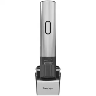 Tirbuson electric automat Prestigio Garda PWO105SL, autonomie 50 de sticle, baterie NiMh, accesoriu taiere folie, dop pastrare, aerator