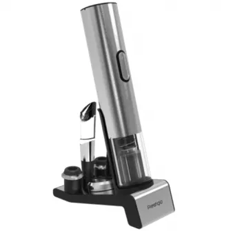 Tirbuson electric automat Prestigio Garda PWO105SL, autonomie 50 de sticle, baterie NiMh, accesoriu taiere folie, dop pastrare, aerator