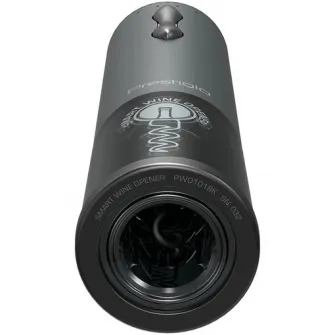 Tirbuson electric Prestigio Bolsena PWO101BK, autonomie 80 de sticle, baterie Li, accesoriu taiere folie, dop pastrare, aerator