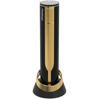 Tirbuson electric Prestigio Maggiore PWO104GD, autonomie 70 de sticle, baterie Li, accesoriu taiere folie