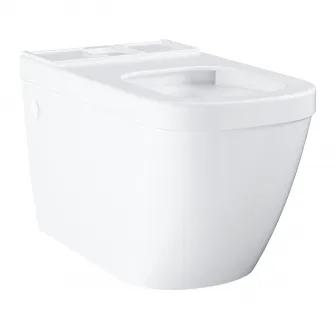 Toaleta Grohe, ceramica, montata pe perete, cu spalare adanca, alb alpin