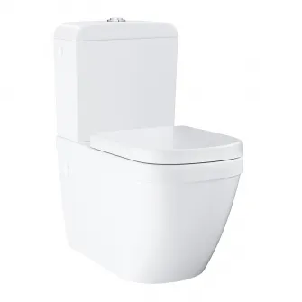 Toaleta Grohe, ceramica, montata pe perete, cu spalare adanca, alb alpin