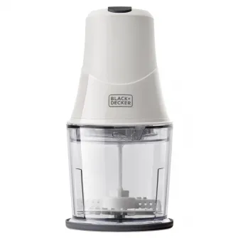 Tocator Black&Decker BXCH260E, 260W, bol gradat 500ml, Alb