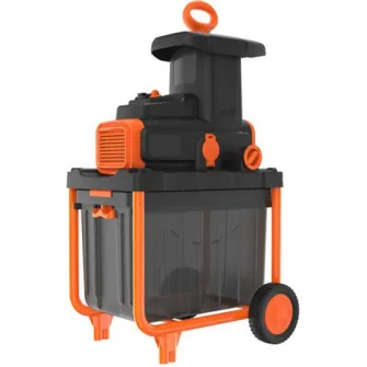 Tocator crengi si resturi vegetale electric Black  Decker BEGAS5800-QS, 2800 W, 230-240 V,cos colector 45 l,diametru maxim tocare 45 mm
