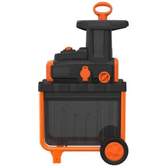 Tocator crengi si resturi vegetale electric Black  Decker BEGAS5800-QS, 2800 W, 230-240 V,cos colector 45 l,diametru maxim tocare 45 mm