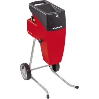 Tocator crengi si resturi vegetale electric Einhell GC-RS 2540, 2000 W, 230 V, 40 mm diametru taiere + 1 sac colector,roti transport
