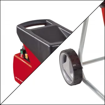 Tocator crengi si resturi vegetale electric Einhell GC-RS 2540, 2000 W, 230 V, 40 mm diametru taiere + 1 sac colector,roti transport