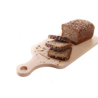 Tocator cu maner Hendi, lemn de fag, 39x16x1,3 cm