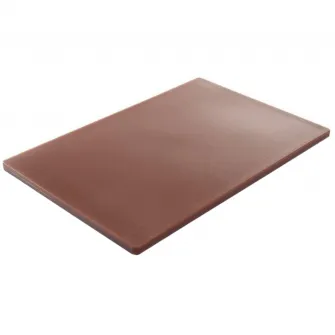 Tocator HACCP Hendi, pentru carne gatita, polietilena, 45x30x1,27 cm, maro