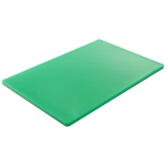 Tocator HACCP Hendi, pentru fructe si legume, polietilena, 45x30x1,27 cm, verde