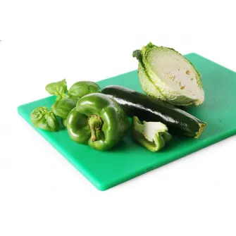 Tocator HACCP Hendi, pentru fructe si legume, polietilena, 45x30x1,27 cm, verde