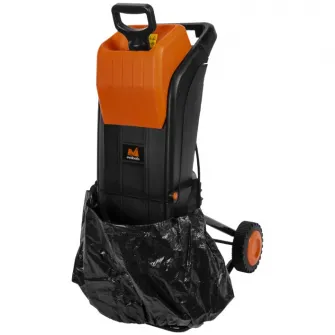 Tocator resturi vegetale Evotools WS 2500 EPTO, 2500 W, 4500 RPM, 50 l capacitate sac colector, izolare electrica dubla