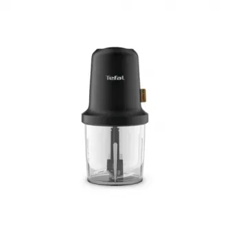 Tocator Tefal Eco respect MQ80E838, 500W, 3 functii, 2 lame, Capacitate 500ml, Negru
