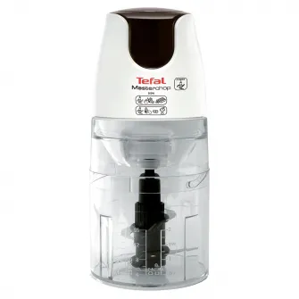 Tocator Tefal Moulinette MB450B38, 500W, 4 lame, 0.5L, accesoriu pentru sosuri, Alb