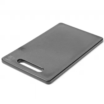 Tocator universal negru cu maner, 300x200x(H)10 mm, Hendi, polietilena HDPE, ambele parti potrivite pentru taiere, potrivit si la uz profesional