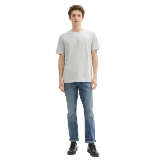 Tom Tailor, Blugi drepti decolorati Aedan, Albastru pastel, W30-L32