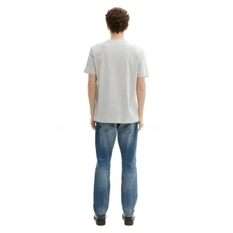 Tom Tailor, Blugi drepti decolorati Aedan, Albastru pastel, W30-L32