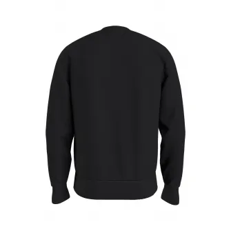 Tommy Hilfiger, Bluza sport din amestec de bumbac organic cu logo brodat, Negru, 3XL