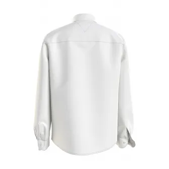 Tommy Hilfiger, Camasa cu guler ascutit, Alb prafuit, 176 CM