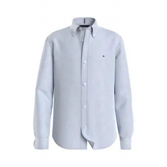 Tommy Hilfiger, Camasa cu guler ascutit, Albastru deschis, 176 CM