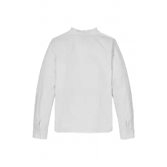 Tommy Hilfiger, Camasa din amestec de bumbac organic cu maneci lungi, Alb, 110 CM
