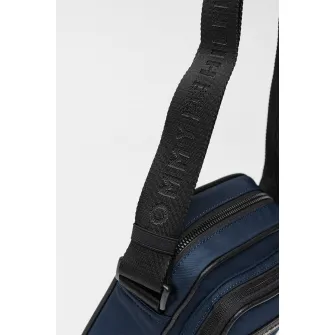 Tommy Hilfiger, Geanta crossbody Repreve, Bleumarin