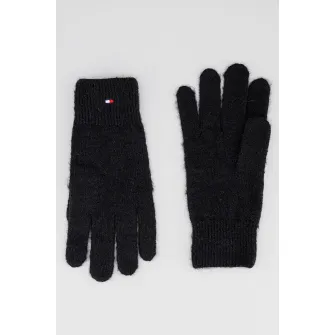 Tommy Hilfiger, Manusi uni din amestec de lana, Negru