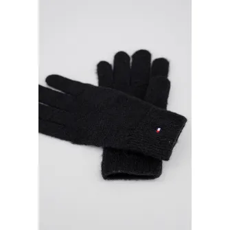 Tommy Hilfiger, Manusi uni din amestec de lana, Negru
